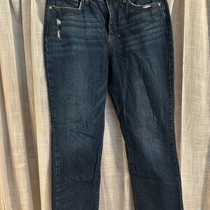 Time and Tru Dark Blue Straight Leg Jeans